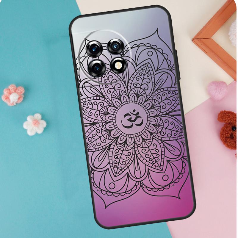 Yoga Om Namaste Mandala Design For OnePlus 15 R 13 12 11 10 Pro 8T 10T 12R 13R Case For OnePlus Nord 5 CE 2 3 4 Lite N20 N30