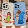 Pretty Girl Phone Case For iPhone 11 12 13 Pro Max 14 Pro Max Plus X XS XR 7 8 Plus SE 2020 Soft Silicone Back Cover Fundas Capa