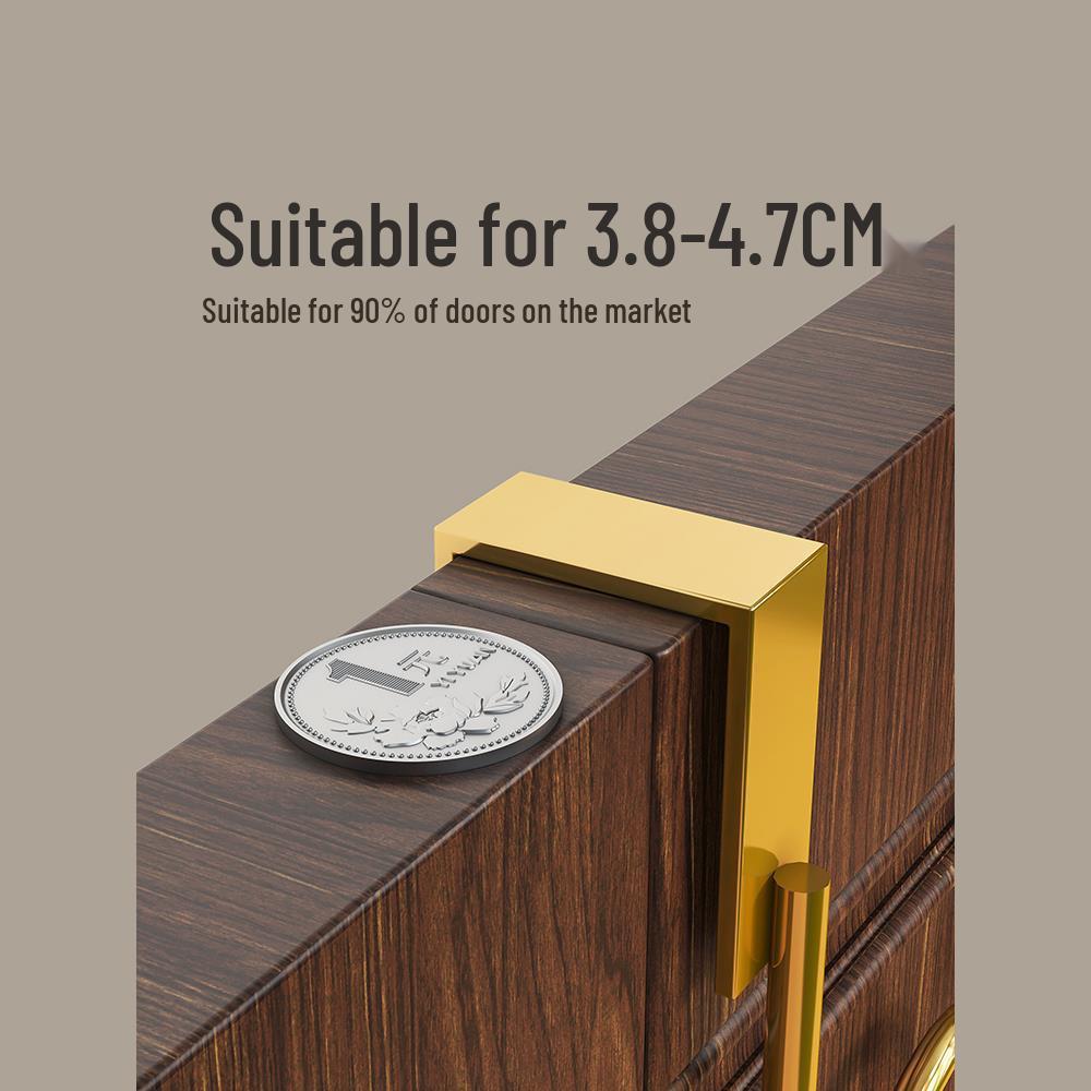 Punch-Free Over-the-Door Coat and Hat Rack - Bedroom & Kitchen Storage Solution