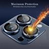 Camera Protection Film - for iPhone 15 Pro/Pro Max - Tempered Glass - Anti-Scratch - Navy Blue