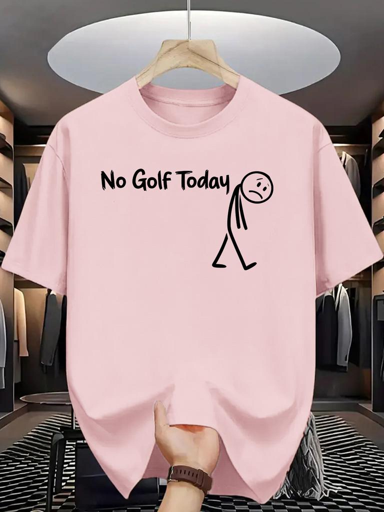 100 Cotton Summer Unisexs T Shirt Soft Breathable Fabric Todays Design Has No Golf Pattern Printing Suitable Daily Commuting