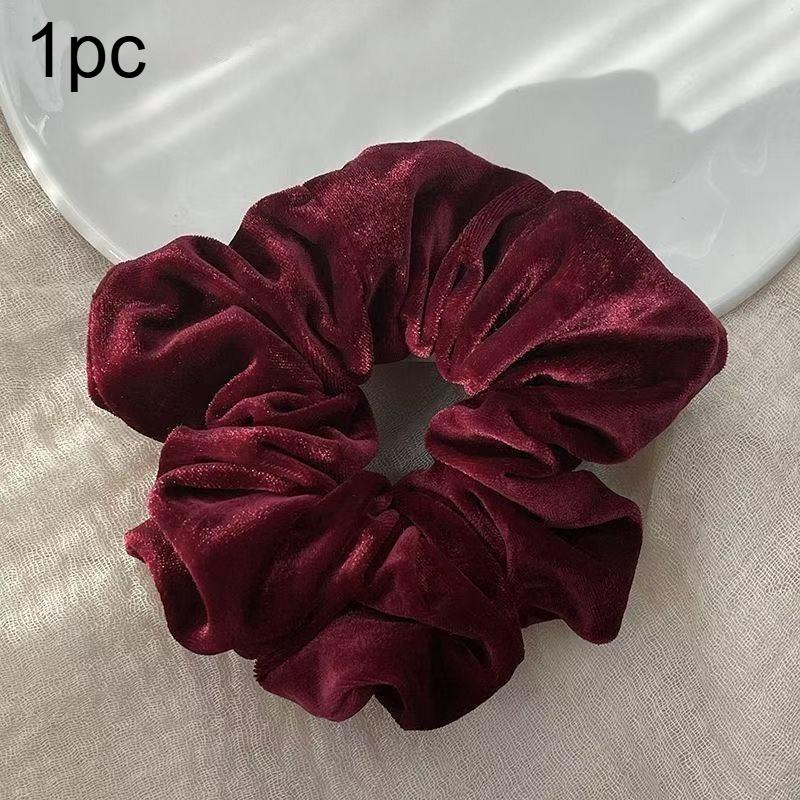 

3pcs/1pc Large Hair Ring Stylish And Versatile Elegant And High-End Hair Accessory for Daily Hair Tying 1pc красный