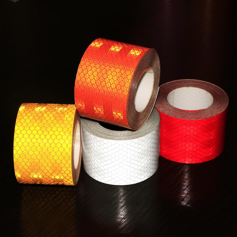 High quality 5x200cm Car Reflective Tape Stickers Auto Motorcycle Safety Reflective Material Film Warning Tape Car Styling