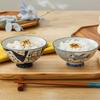Cartoon Ceramic Japanese Bowl, Cute Seasoning Kitchen Tableware,Soup Rice Bowls, Instant Noodle Bowls, Underglaze Colored Plates