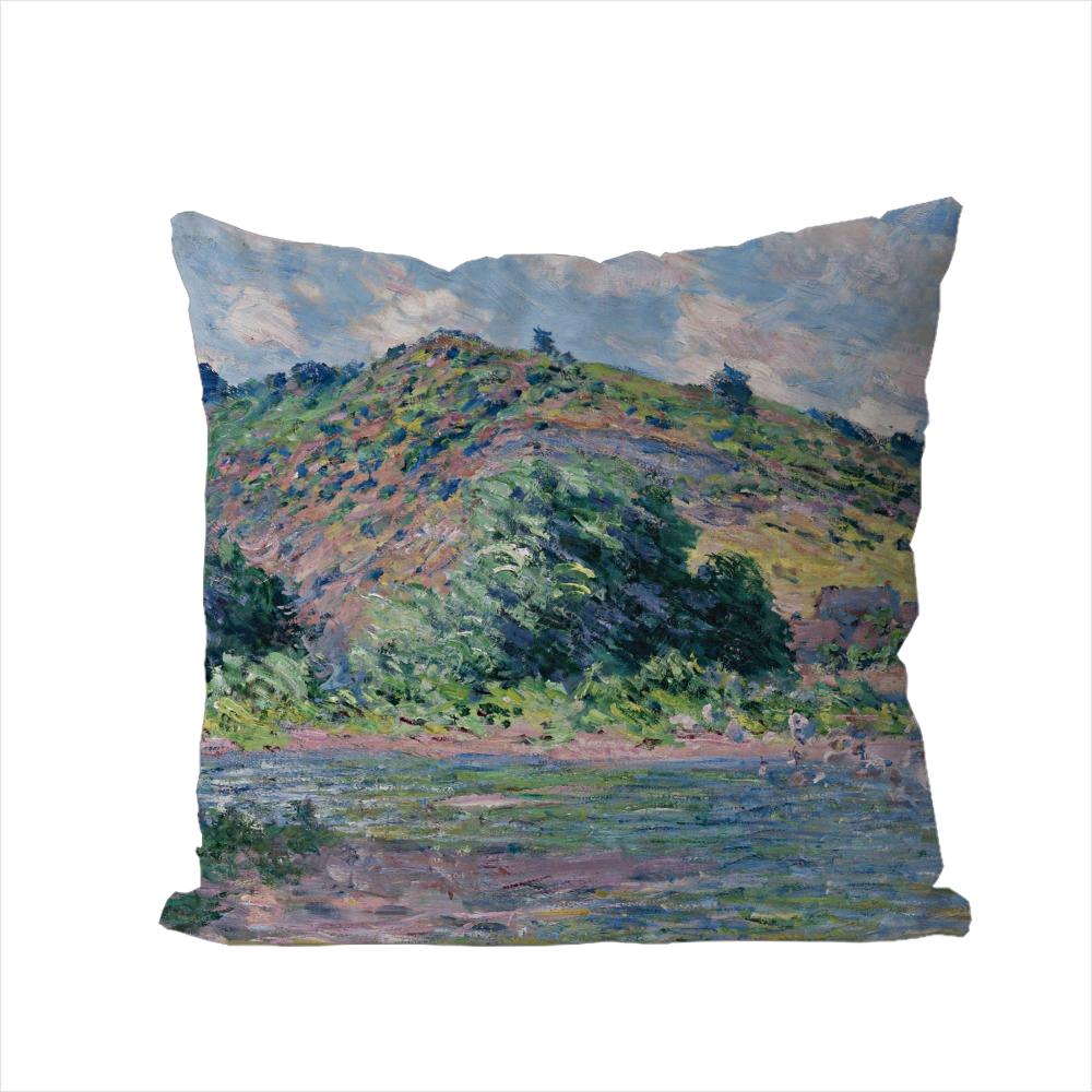 Claude Monet Art Pillow Case For Car Sofa Decorative Home Doublesided Print Plush Square Throw Pillow Cushion Cover