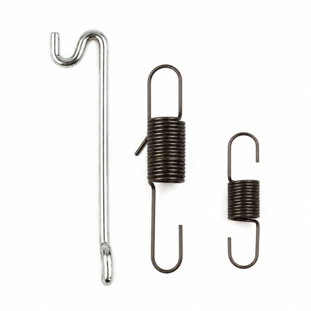 Coiled Spring Throttle Linkage Rod Metal Carburetor Spring Set Lawn Mower Parts