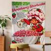 Cartoon Strawberry Shortcake Hanging Bohemian Tapestry Bohemian Wall Tapestries Mandala Cheap Hippie Wall Hanging