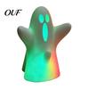 Unique Halloween Gifts for Friends Ghost Decorative Light, Spooky LED Table Lamp Ornament, Funny Desktop Decoration Cute Statue with Lights
