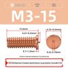 PT-M3M4M5M6M8 Copper-Plated Carbon Steel Projection Weld Studs and Screws