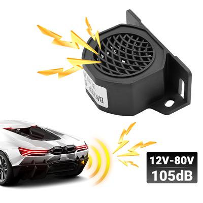 12V-24V 105DB Zpětný klakson IPX6 Vodotěsný Zpětný klakson Nákladní auto Alarm pro Vozidlo Zpětné upozornění