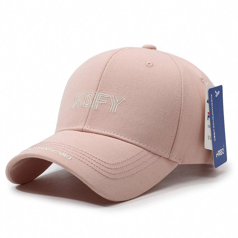

New embroidered letter baseball cap men and women outdoor leisure sunscreen sunshade fashion versatile travel Adjustable розовый