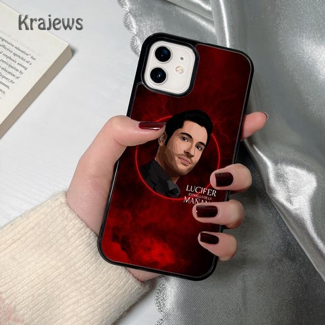

Krajews American TV Lucifer soft Phone Case Cover For iPhone 17 Air 16 15 14 plus 12 13 pro max coque Fundas iPhone 15