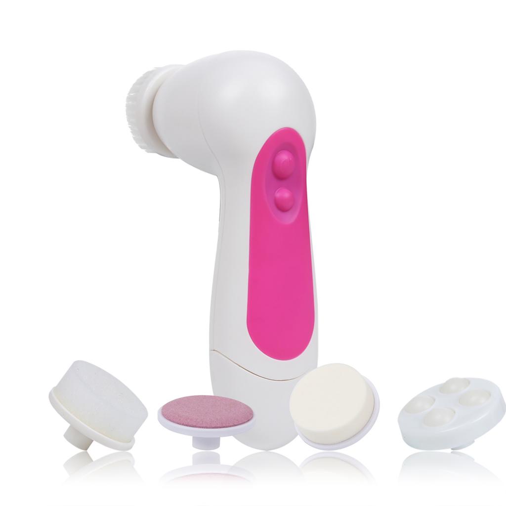2021 Best Seller Waterproof Deep Cleaning Electric Facial Scrub Brush Exfoliating Spin Facial Brush Cleanser