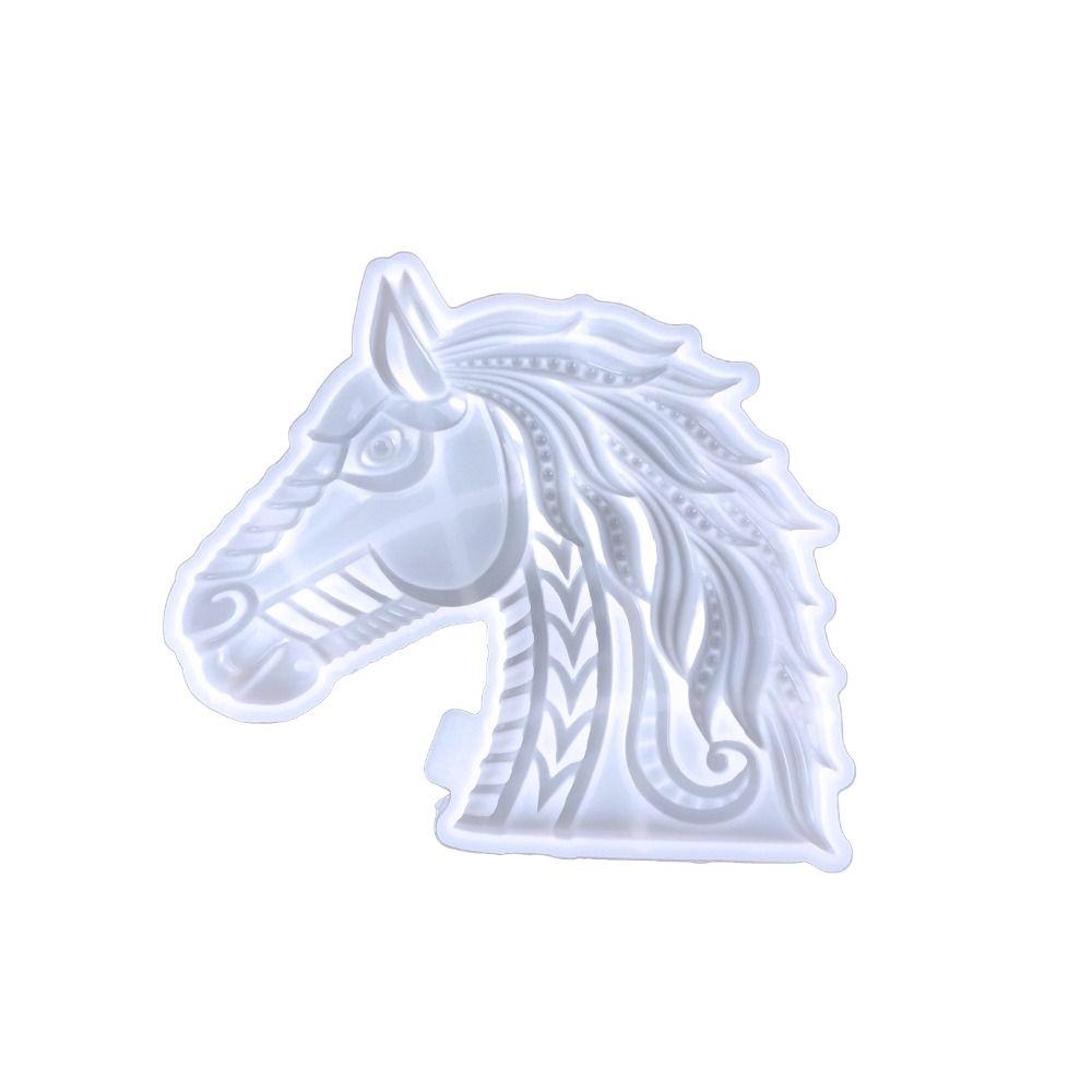 

Силиконовые 3D формы для животных в виде лошадиной головы для шкафов, подарков, дома