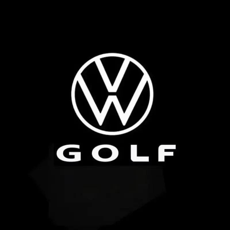 ZDFVU1 For VOLKSWAGEN VW LED Car Door Logo Light for VW Volkswagen R Golf 5 6 7 GTI GTD GTE Touareg CC Passat B6 B7 B8 B9 C6 C7 C8 Tigu b2