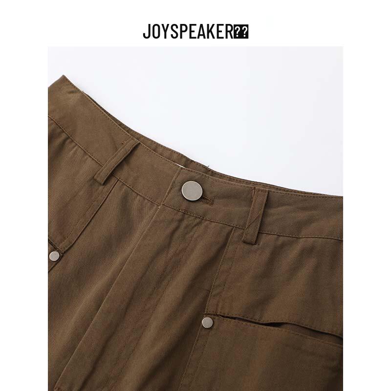 JOY SPEAKER Women's High-Waist Wide-Leg Casual Trousers