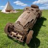 DIY Wooden 3D Puzzle Antique Sports Car Model Package Creative Birth Date or Holiday Present Instructive Toy Exquisitely Styled