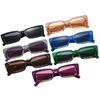 LBAshades 321 New Fashion Small Square Plastic Frames Glasses Luxury Vintage Shades Trendy Ins Retro Sunglasses Women Mene Color