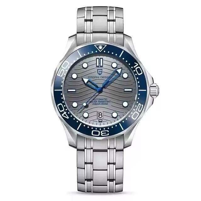 PAGANI DESIGN New Mechanical Luminous Ceramic Bezel Men Watch Luxury 316 All Steel Watch AR Sapphire Diving Japan Movt Man watch