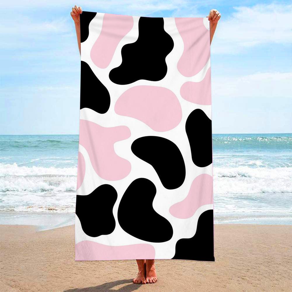 Telo da Spiaggia Senza Sabbia Asciugatura Rapida Morbido al Tatto Grande Stampa Floreale Microfibra Telo da Spiaggia Donna Uomo Viaggio Stile Bohemien