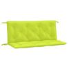 Garden Bench Cushions 2 Pcs Neon Green 120 X 50 X 7 Cm Oxford Fabric