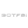 Silver Black Letters 30TFSI 35TFSI 40TFSI 45TFSI 50TFSI 55TFSI 60TFSI Numbers Emblem For new A1 A3 A4 A5 A6 A7 A8 Q2 Q3 Q5 Q7