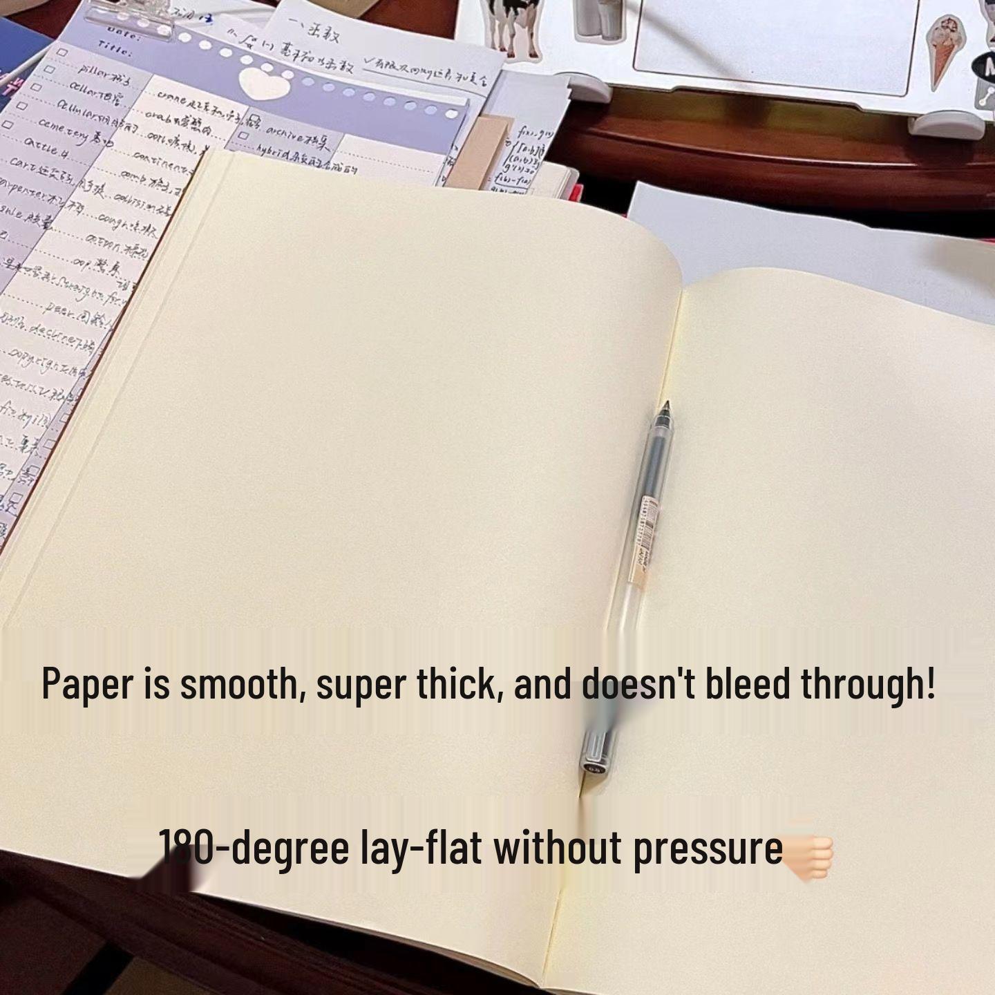 

Утолщенный ретро-скетчбук формата А5 - Простой студенческий дневник