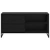 TV Stand in Black Oak Effect 100 x 36 x 49.5 cm