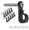 10x Screw hooks for hanging lights, garlands, and cable decorations