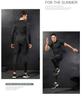 Men's Quick-Dry Stretch Running Tights, Fake Two-Piece, Black/Grey