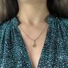 Silver Pendant with Chrysolite (60002178)
