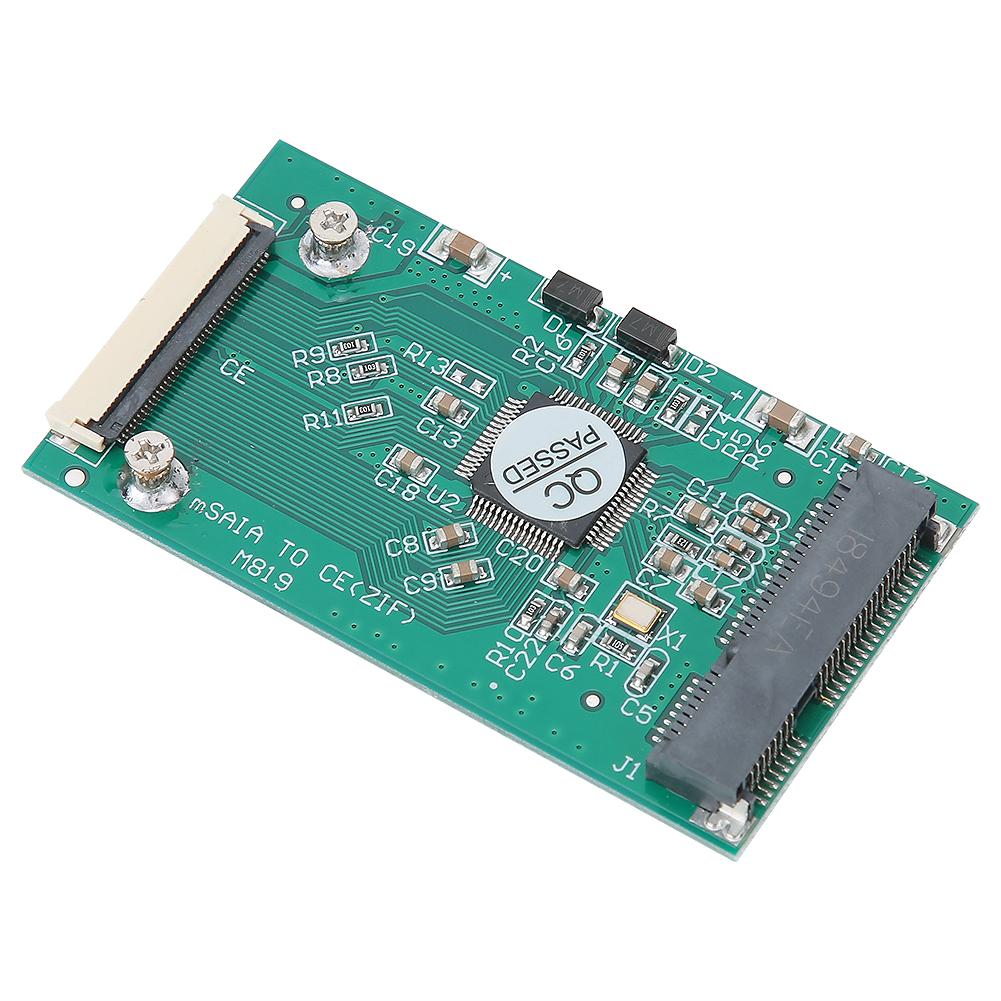 Riser Card Green ABS MSATA to Ce ZIF SSD Solid State Drive Adapter Computer Accessories