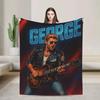 Coperta Fan Poster George Michael Qualità Calda Morbida Coperta Plaid per Decorazione Camera da Letto Invernale Copriletto Divertente per Uomini Donne