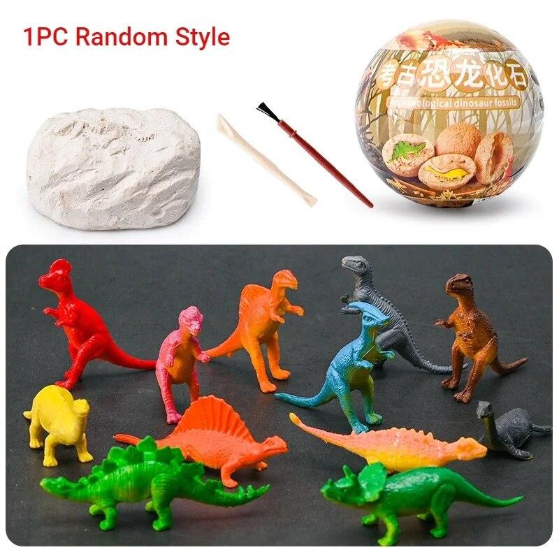 Œuf de Dinosaure Tyrannosaure Modèle Jouets Scientifique Exploitation Minière Jouet Éducatif Dinosaure Archéologie Creuser Jouets pour Enfants Enfants