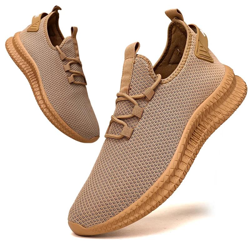 Fashion Summer Mesh Walking Sport Tenis Shoes Breathable Casual Shoes Lightweight Men Running Shoes Classical Fashion Anti Slip Sneakers