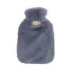 Removable Cover Natural Rubber Hot Water Bottle Hand Warmer Hot Water Bag With Faux Fur Cover