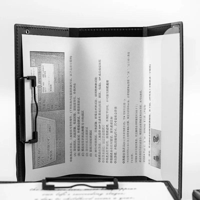 Three Fold A4 Portable Lightweight File Folder Office School Supplies Storage Drawing Paper Document Nurse Clipboard File Folder