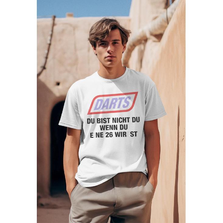 Darts You Are Not You When You Throw A 26 T-Shirt, Black Tee Unisex For Man Gift Cottoned Boy