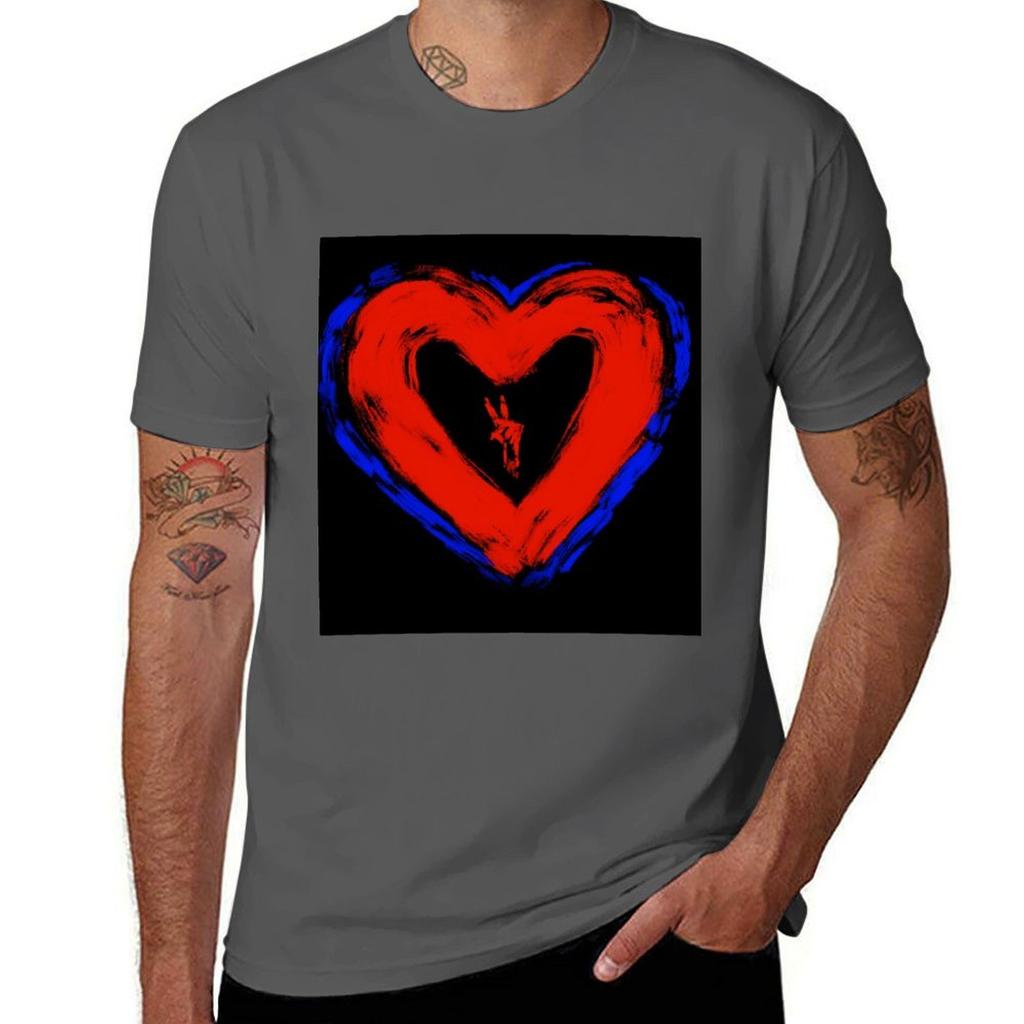 With Peace Love Tshirt Work Short Sleeve Cotton Top