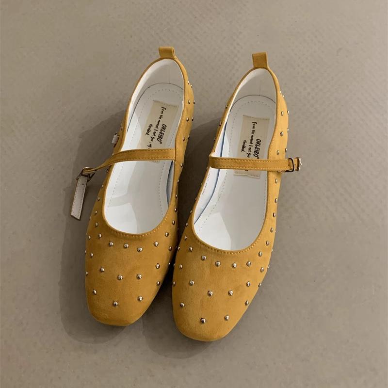 Fashion SUOJIALUN 2025 Spring New Brand Women Flat Shoes Fashion Round Toe Ladies Elegant Baot Shoes Soft Flat Heel Mary Jane Shoes