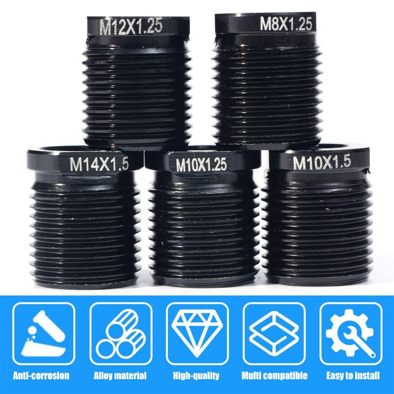 Car Tuning Parts Handle Adapter for M8 M10 1/5PCS Aluminum Shift Knob Adapter Shift Knob Adapter Converter Female Threaded