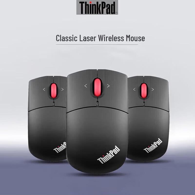 

Lenovo ThinkPad Dual-Mode Wireless Mouse with Red Dot