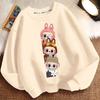 Children's Fashion Sweatshirts, Loose Long-sleeved Sweatshirts for Boys and Girls in Spring and Autumn