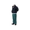 FILA Solid Color Casual Sports Zipper Stand Collar Long Sleeve Down Jacket Unisex outerwear Black FS2DJF4101X-BLK