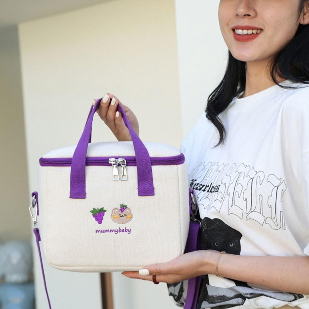 

Bear Mummy Bag Multifunctional Women Handbag Simple Single Shoulder Bag Stroller Accessories рожевий