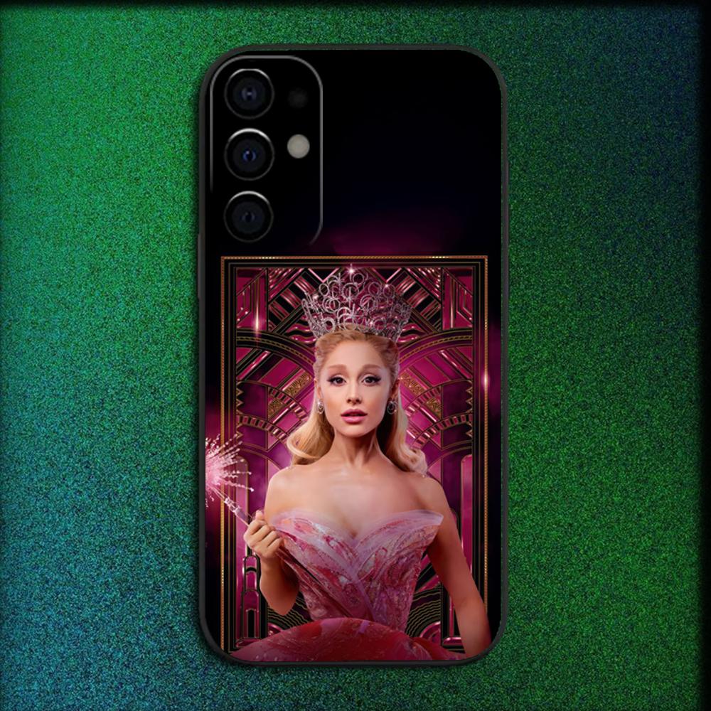 Custodia per Telefono Wicked di A-Ariana G-Grande Per Samsung S25,S24,S21,S22,S23,S30,Ultra,S20,Plus,Fe,Lite,Note,10,9,5G Copertura Nera