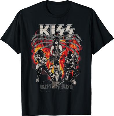 KISS - Spider Stage T-Shirt Herren Damen T-Shirts Oberteil