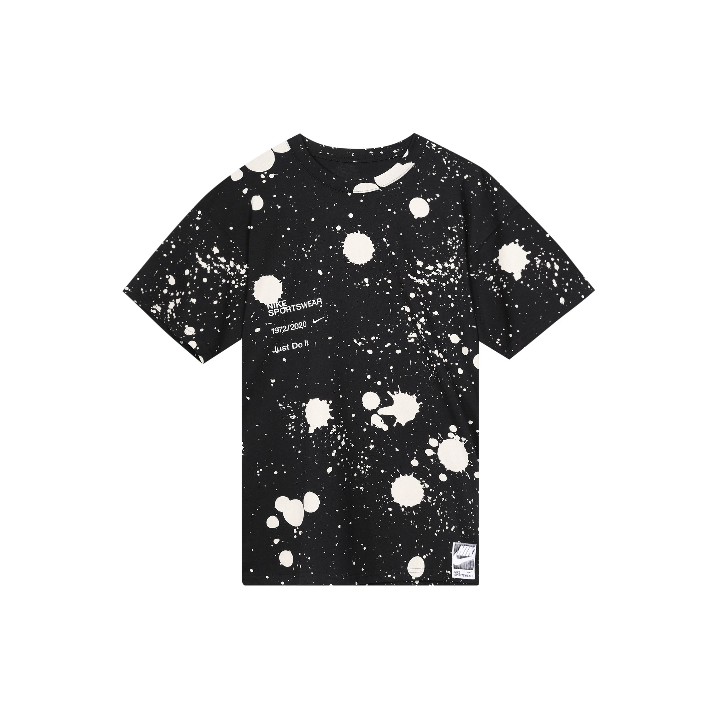 

Мужская футболка с коротким рукавом с принтом Nike Splatter, черная CW0381-010 L
