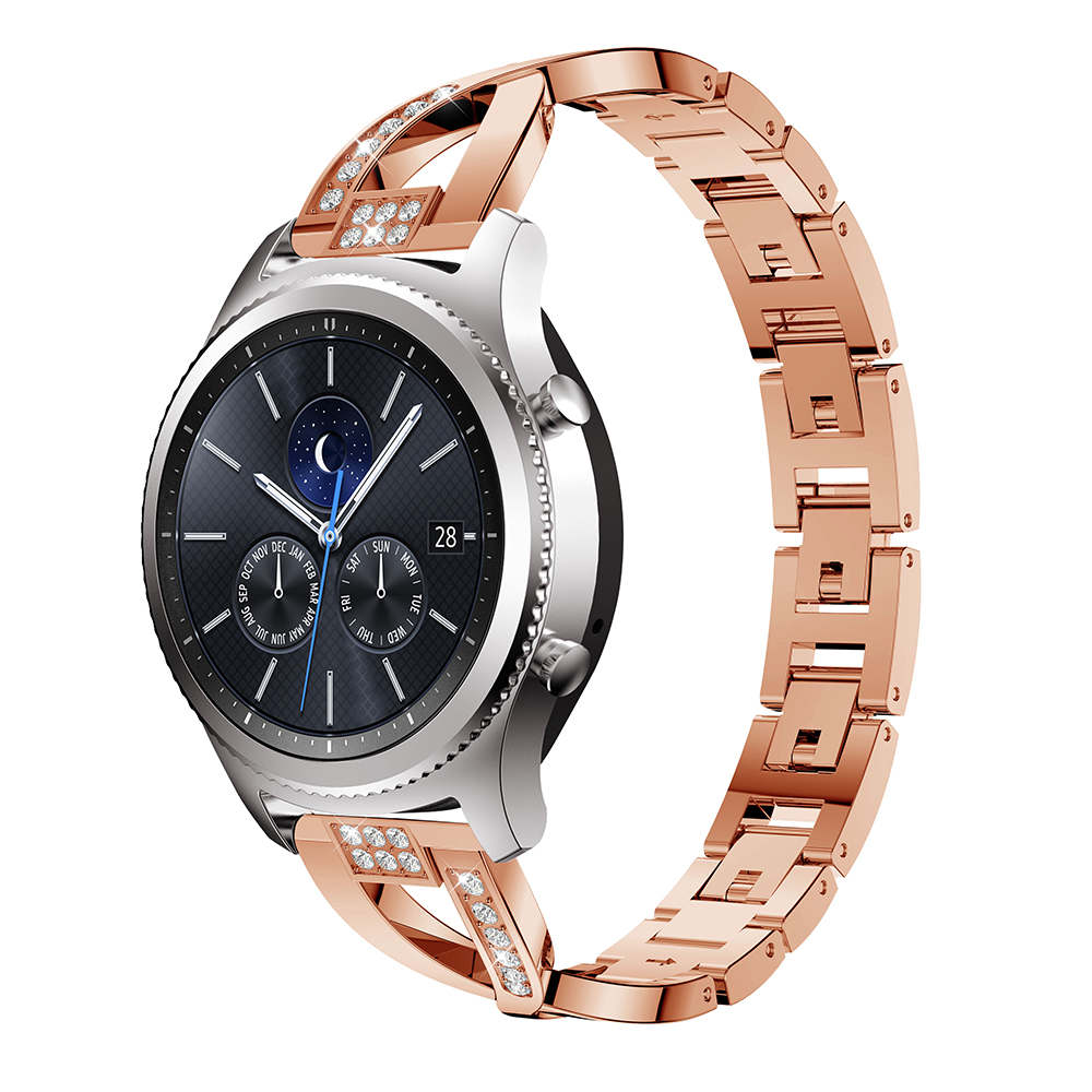 Bracelet Starp For Samsung Gear S3 WatchBand For Garmin Venu 3 2 Vivoactive4 Replacement smart wristband stainless steel Crystal