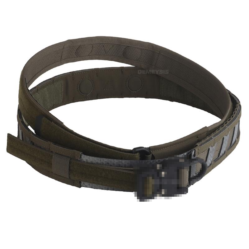 Airsoftový bojový opasok Vonkajšie CS tréningové opasky Systém MOLLE Magnetický 2 v 1 Pás na brucho Poľovnícke doplnky XL(Fit 94CM-104CM)